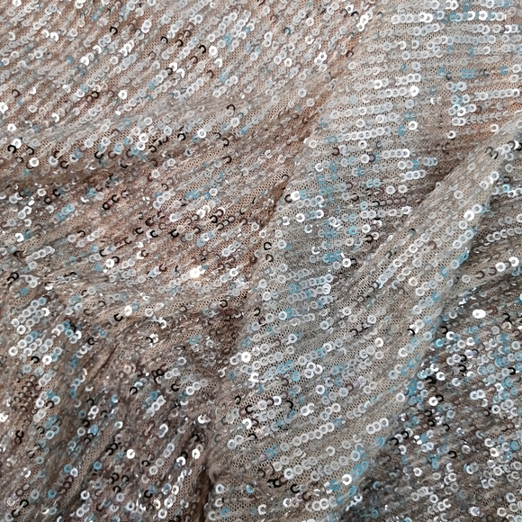 Parker Black Alina Sequins Bodycon Sparkling Halter Dress Size 12 - Picture 9 of 15